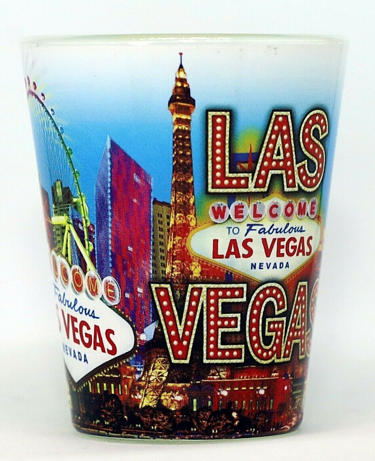 Las Vegas Nevada Stacked Shot Glass