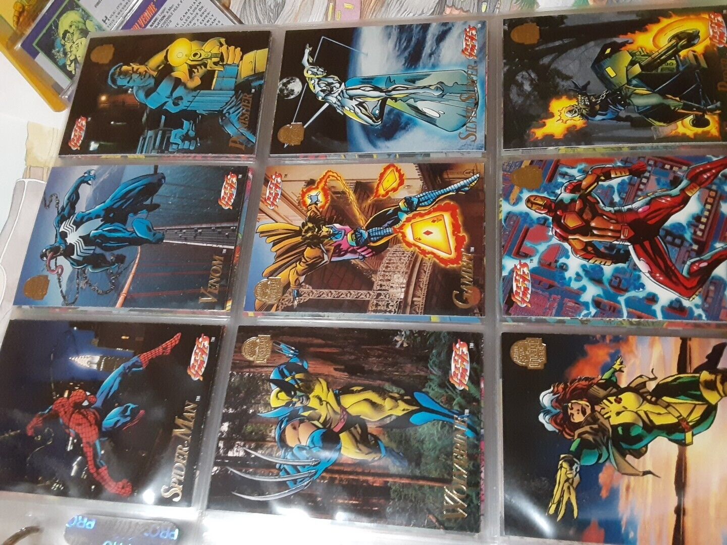 1994 Fleer Marvel Universe Series 5 Cards Complete Set (Minus 2 Holograms)