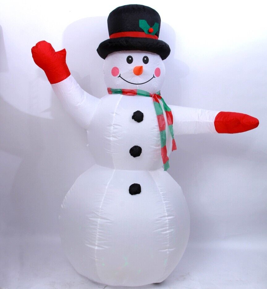 6 Foot Tall Christmas Inflatable Snowman Blowup Air Blown Garden Yard Decoration