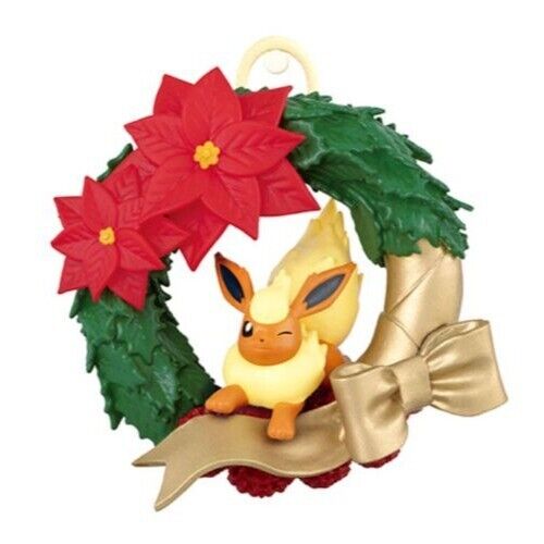 RE-MENT Pokemon Flareon Figure Wreath Collection Seasonal Ornament NEW