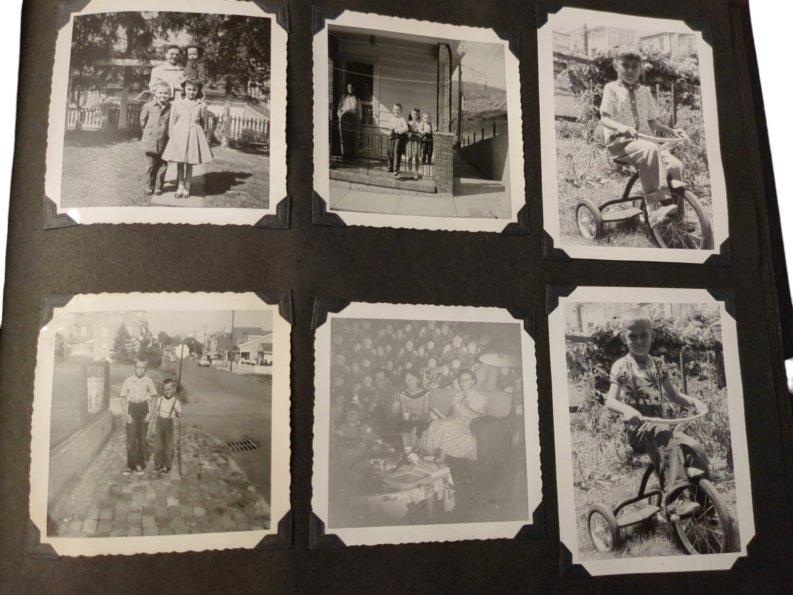 1920-1950s Photo Album, OVER 300 PHOTOS Animals Portraits City PLEASE READ