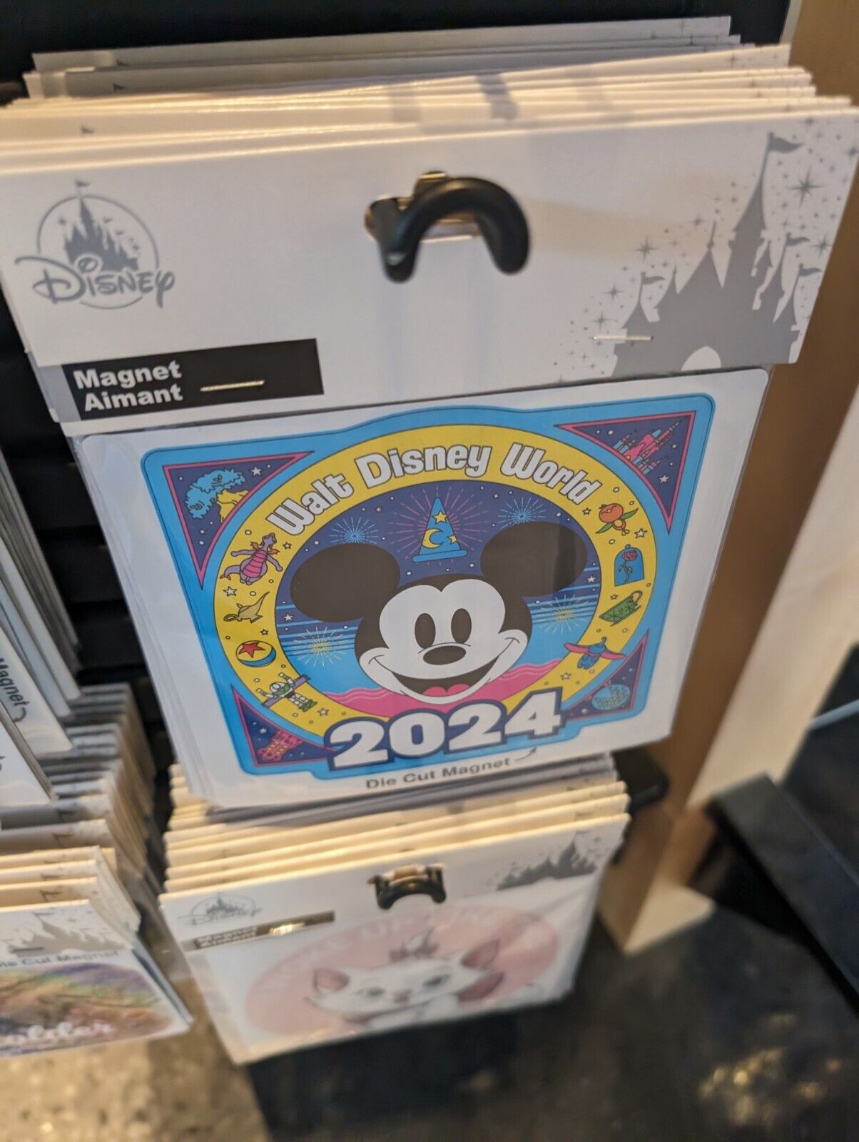 Mickey Mouse WDW Walt Disney World 2024 Die Cut Fridge Car Magnet