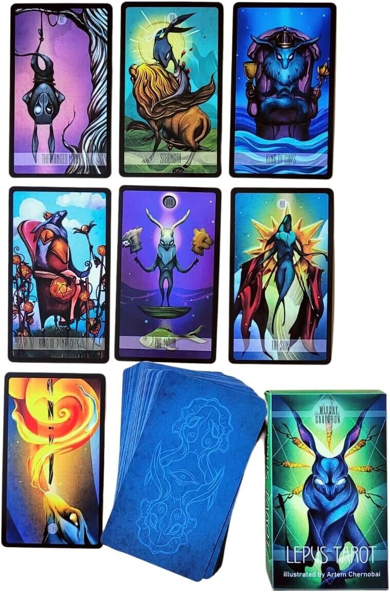 SEALED TAROT LEPUS HIGH-QUALITY BASIC TAROT DECK OF 78 CARDS WITH GUIDE-BOOK