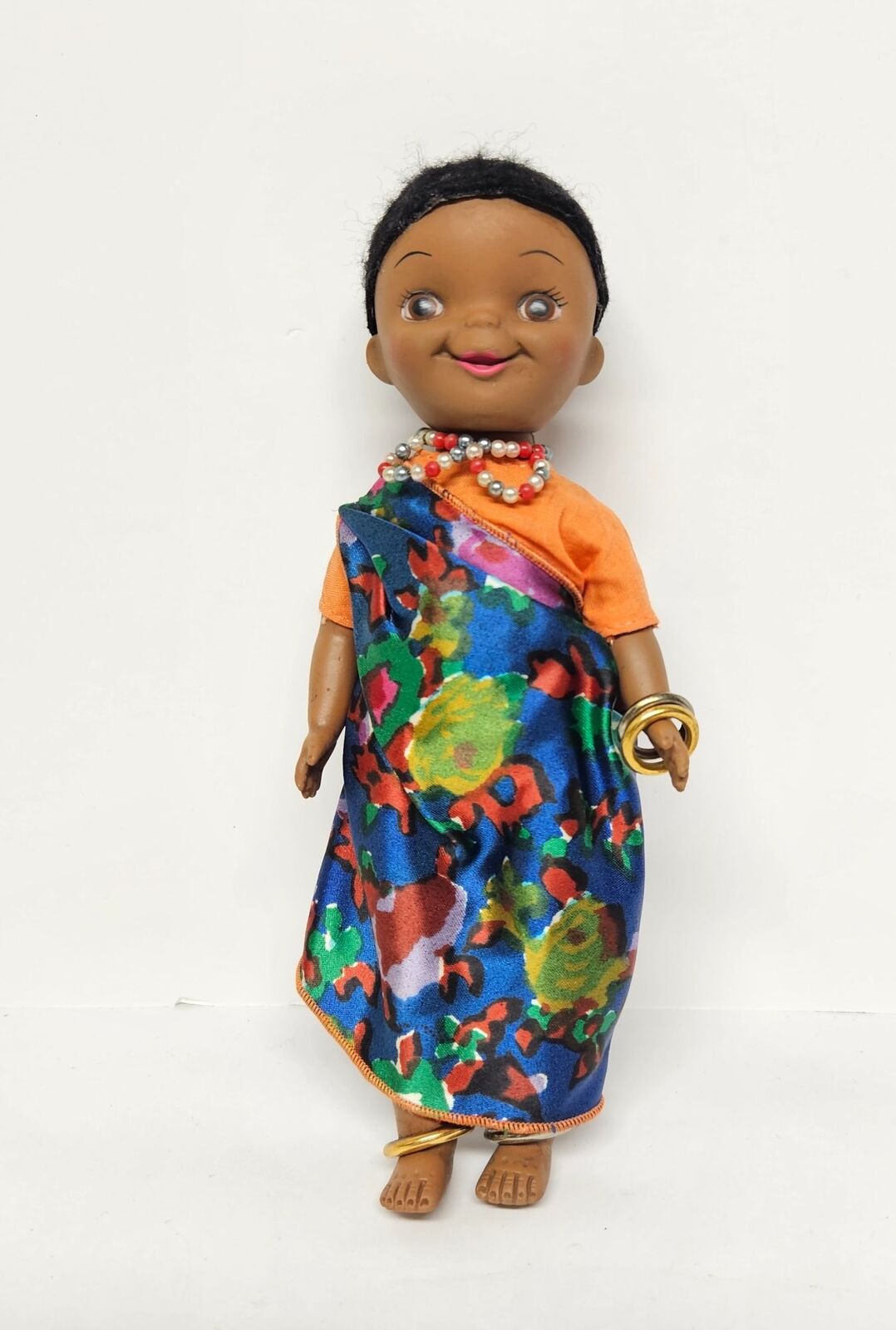 Vtg 1965 Rare Walt Disney Its a Small World 8 Inch Africa Pressman Doll