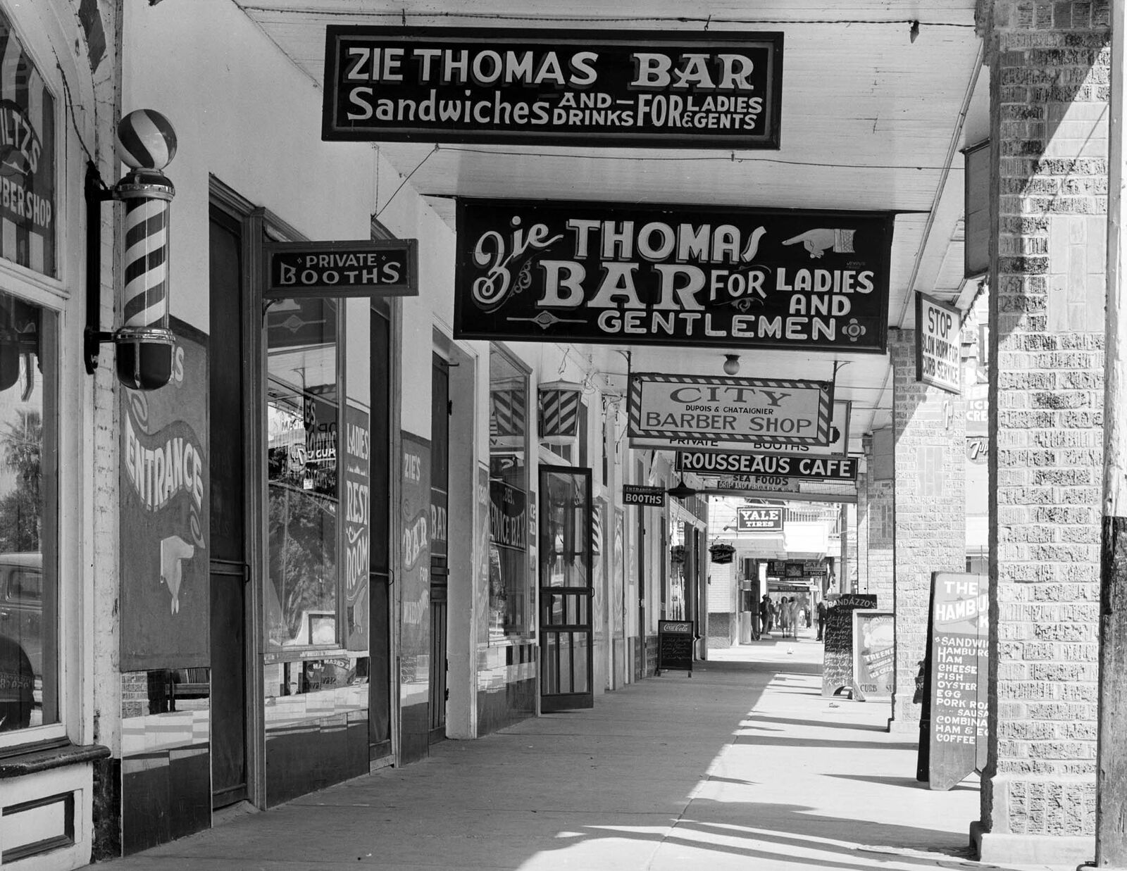 1938 Stores on Main St, Saint Martinville, LA Old Photo 8.5\