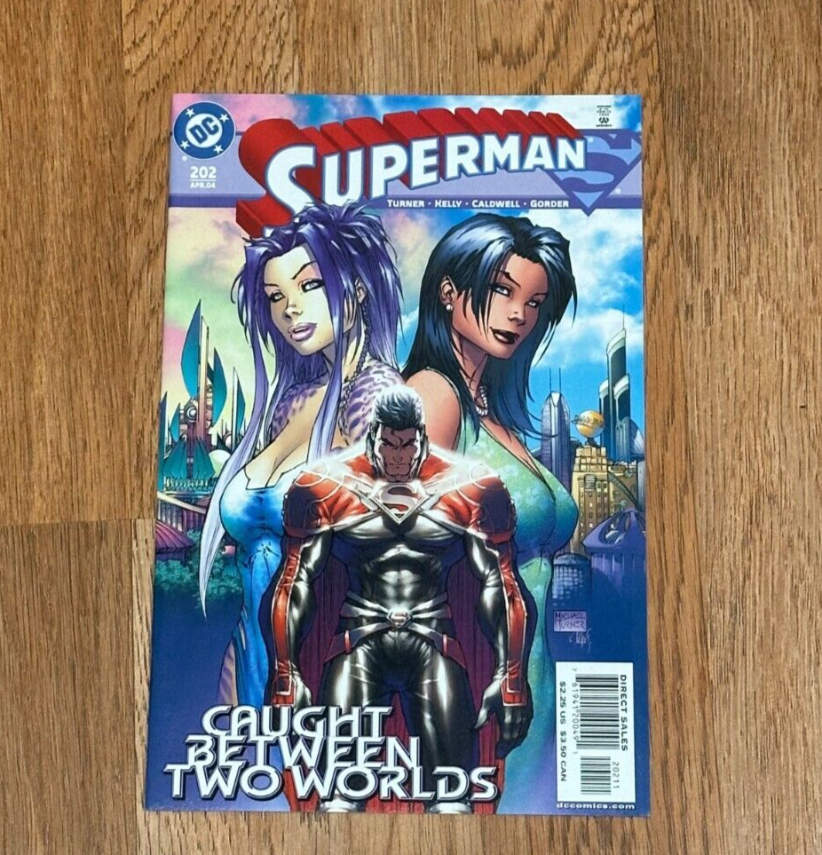 Superman #202 DC Comics April 2004 Caught Between Two Worlds