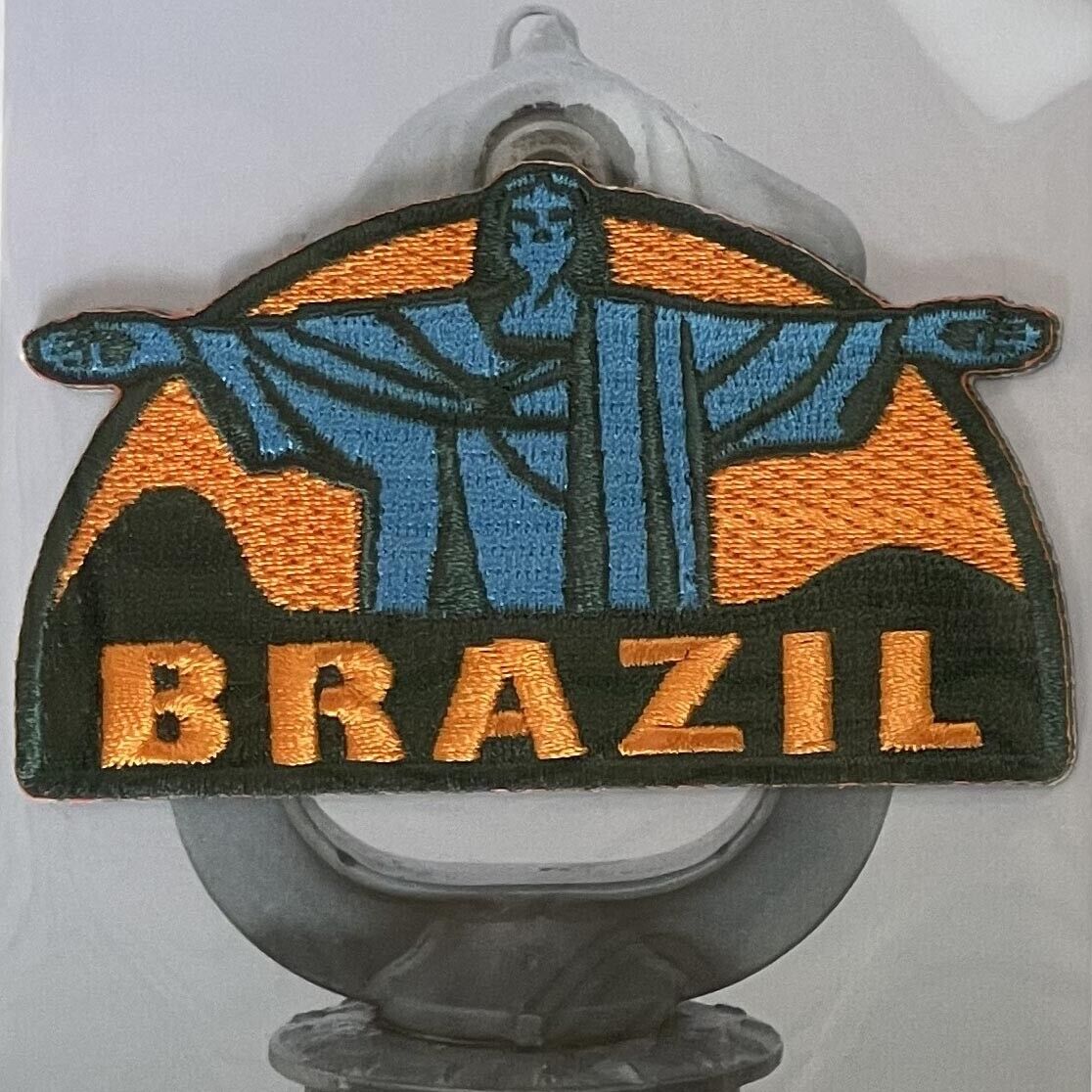 Brazil Iron On Travel Patch - Christ the Redeemer