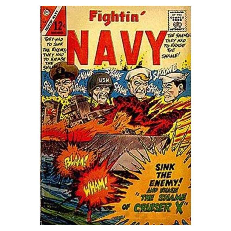 Fightin\' Navy #123 in Fine condition. Charlton comics [g\