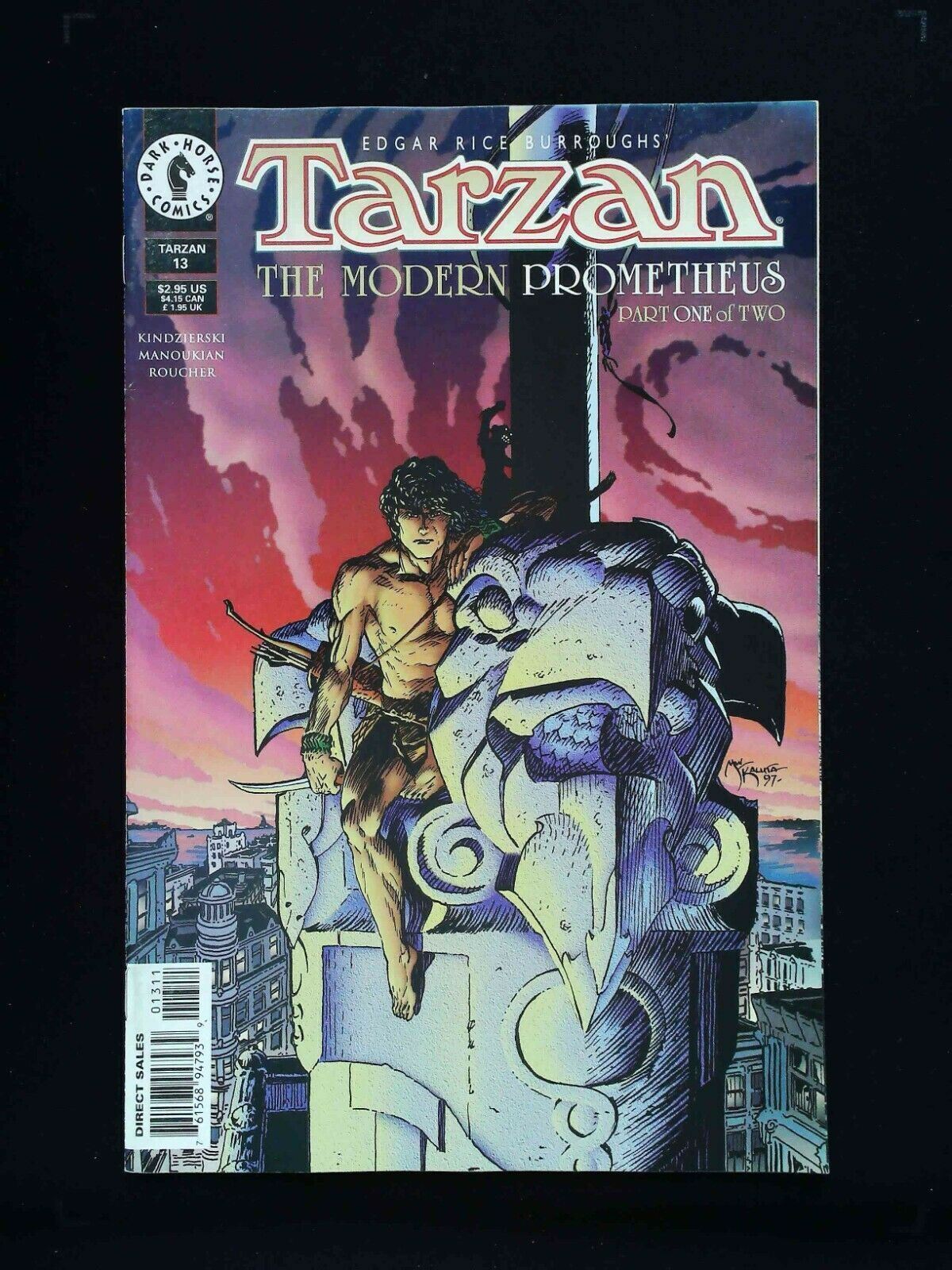 Tarzan  #13  Dark Horse Comics 1997 Vf