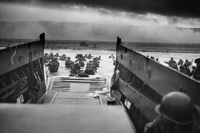 Into the Jaws of Death D Day Normandy Invasion 13x19 World War II WW2 Photo 14