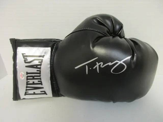 Tyson Fury signed autographed boxing glove PAAS COA 289