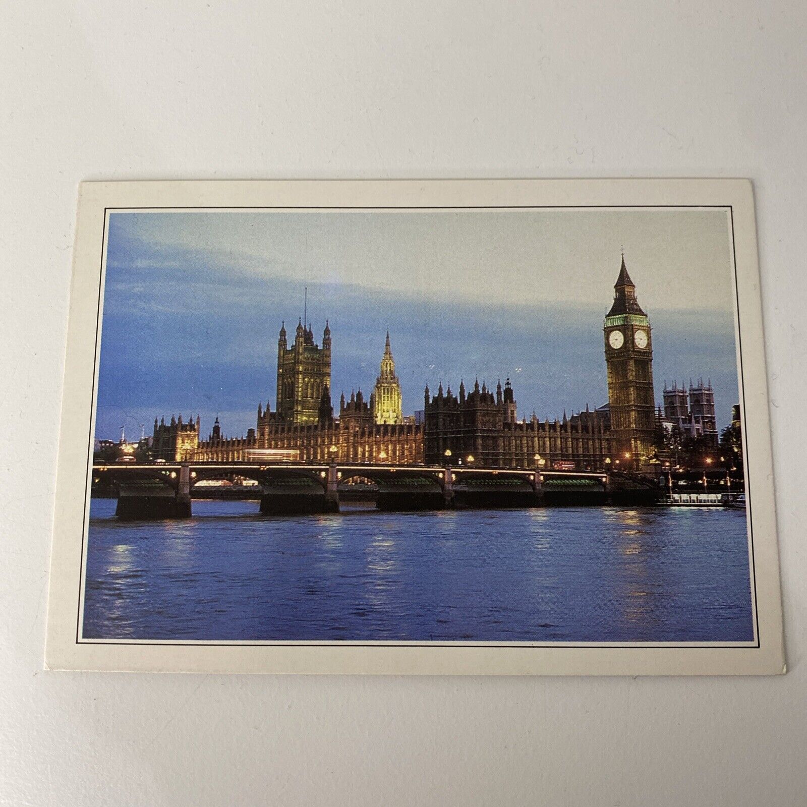 Postcard Format - England - London - Westminster Bridge Big Ben