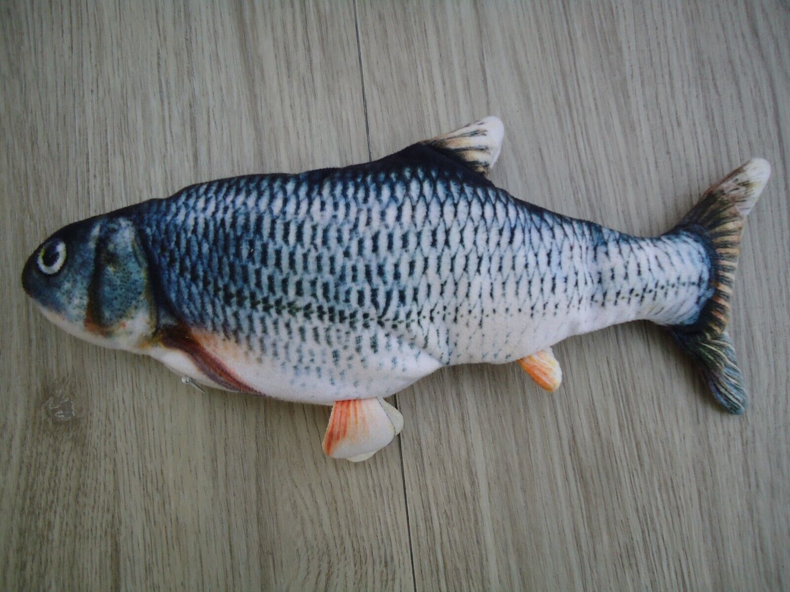Bass Fish Zipper Pouch Plush Novelty Stash Spot Collectible Lake Angler Decor