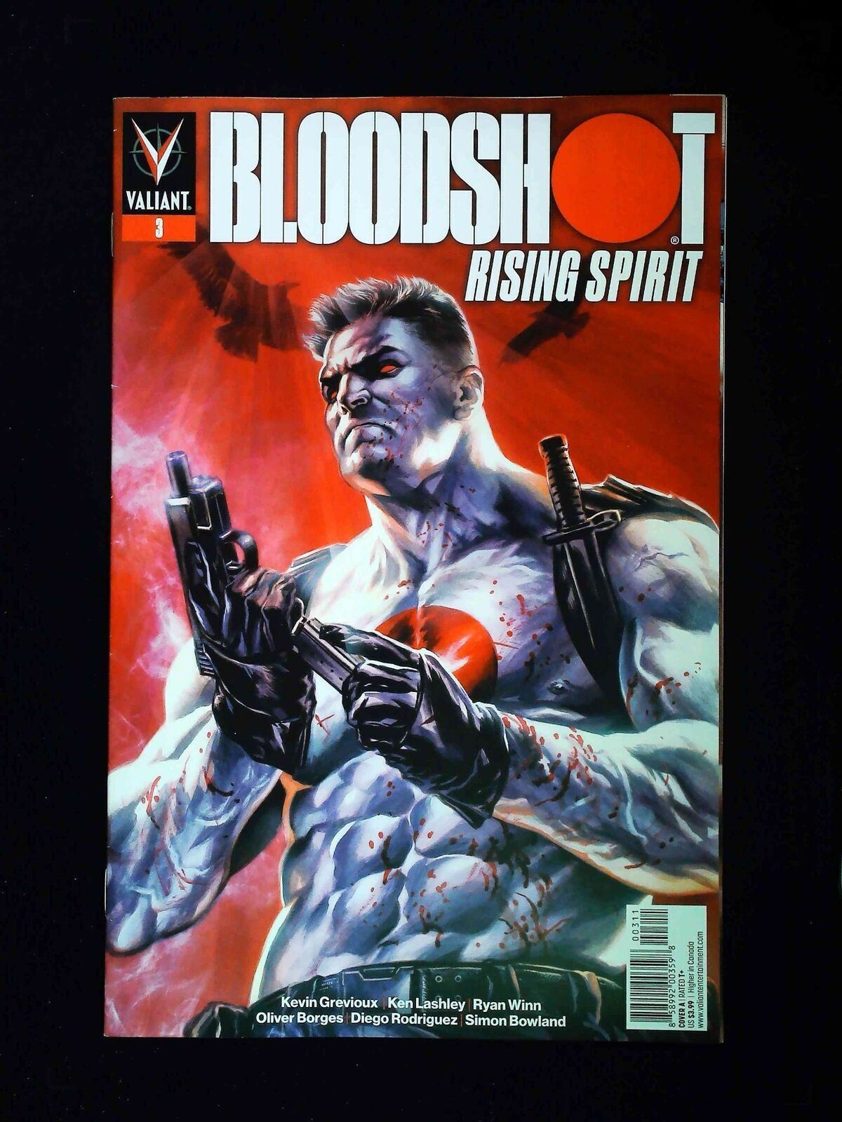 Bloodshot Rising Spirit #3A  Valiant Comics 2019 Vf+
