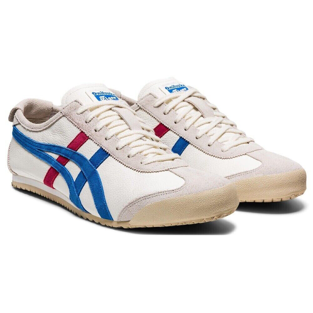 [NEW] Onitsuka Tiger MEXICO 66 1183B391-100 Classic White Blue Unisex Shoes