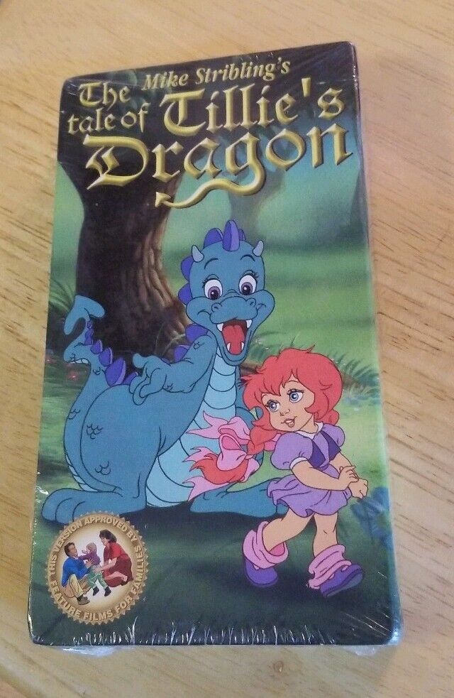 Mike Stribling's The Tale Of Tillies Dragon VHS video tape sealed Family Love 