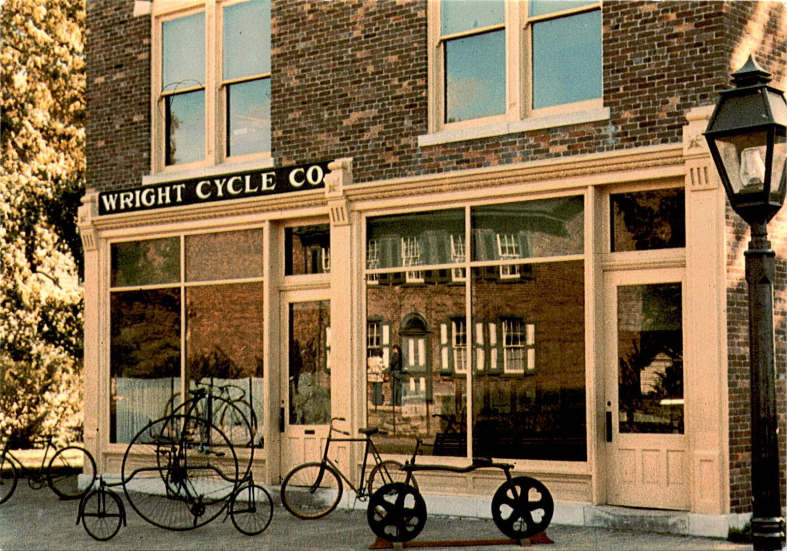 Wright Cycle Co Birthplace of Aviation Wright brothers Dayton OhioHenr postcard