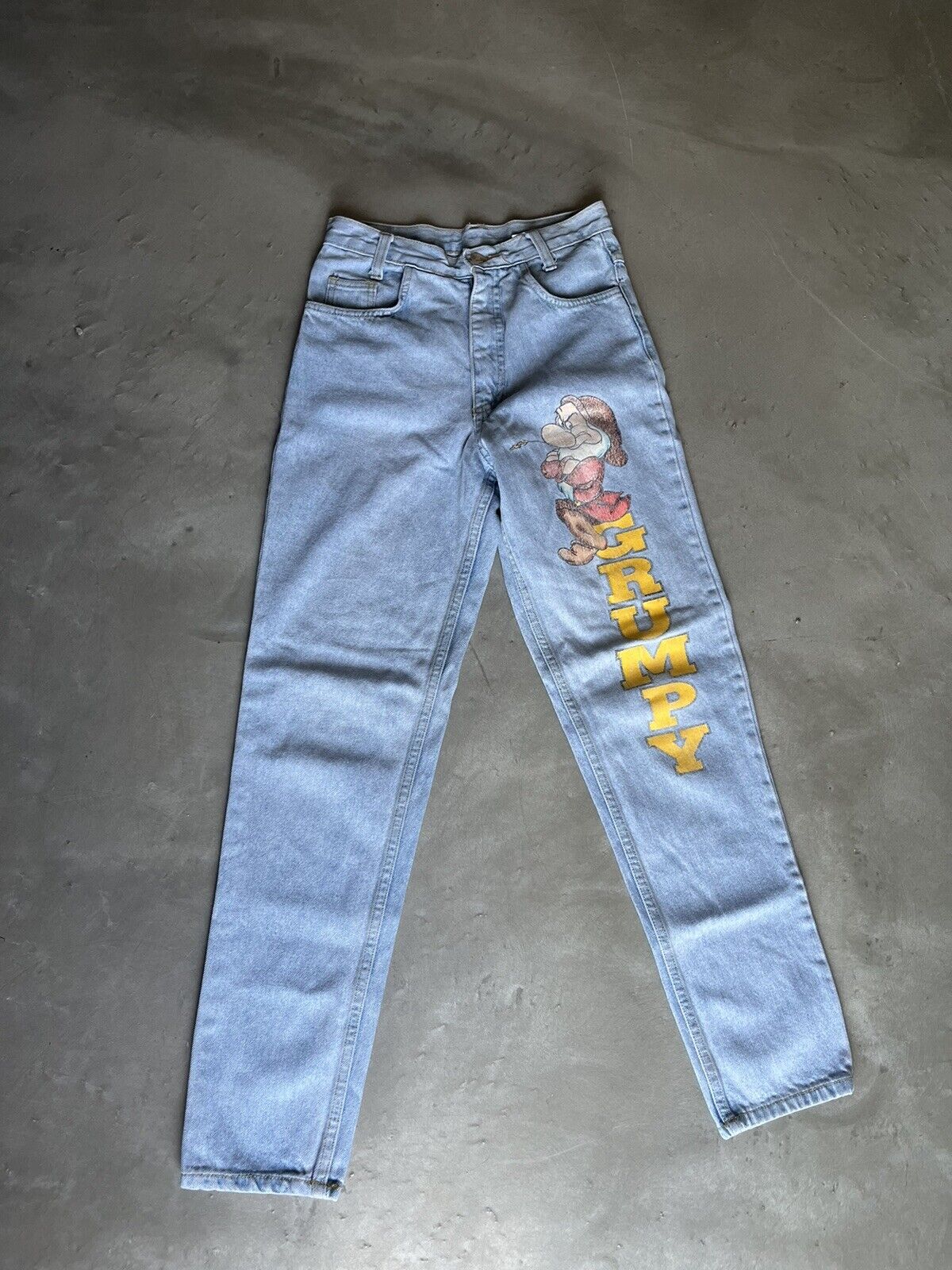 Vintage 90s Walt Disney Grumpy Graphic Jeans Size 5