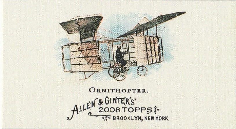 2008 Topps Allen & Ginter Mini Pioneers of Aviation #PA1 Ornithopter