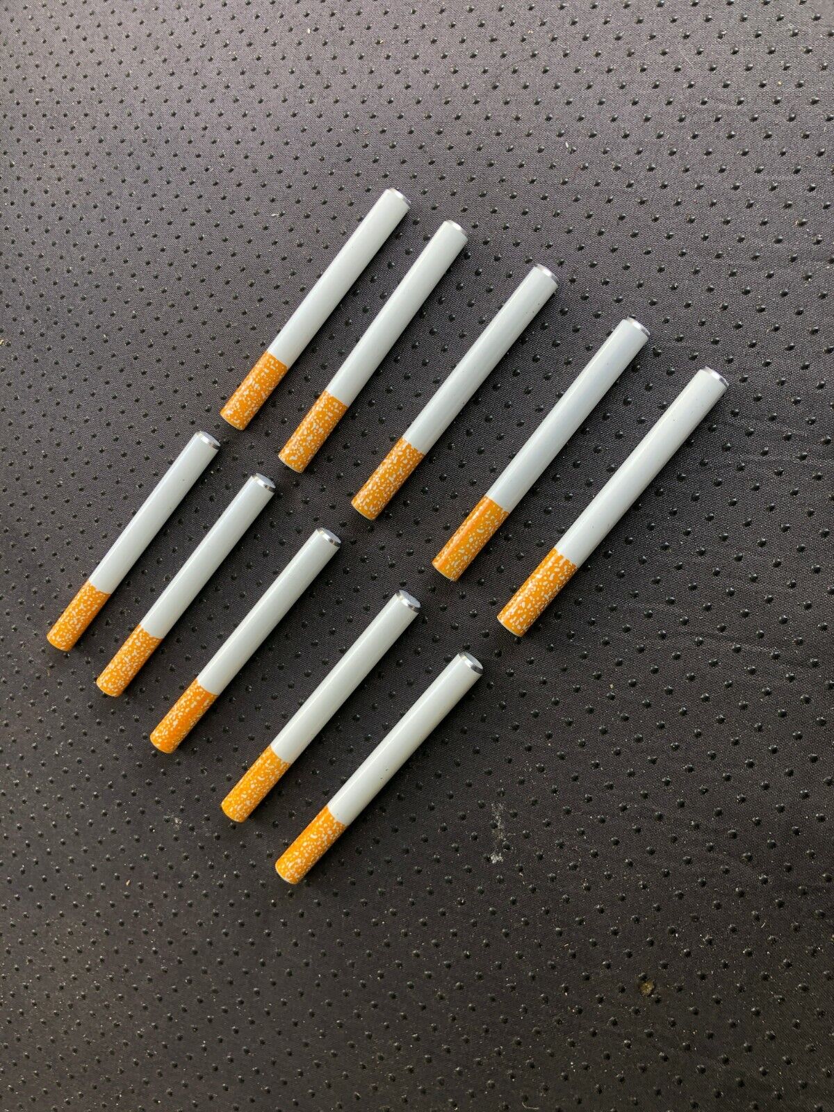 10x One Hitter Pipe Cigarette Style Dugout Bat Large 3
