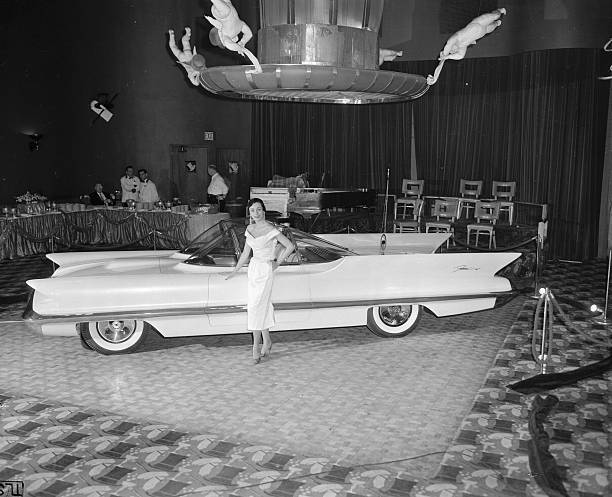 The Futura Lincoln-Mercury\'s division\'s new experimental car - 1955 Old Photo