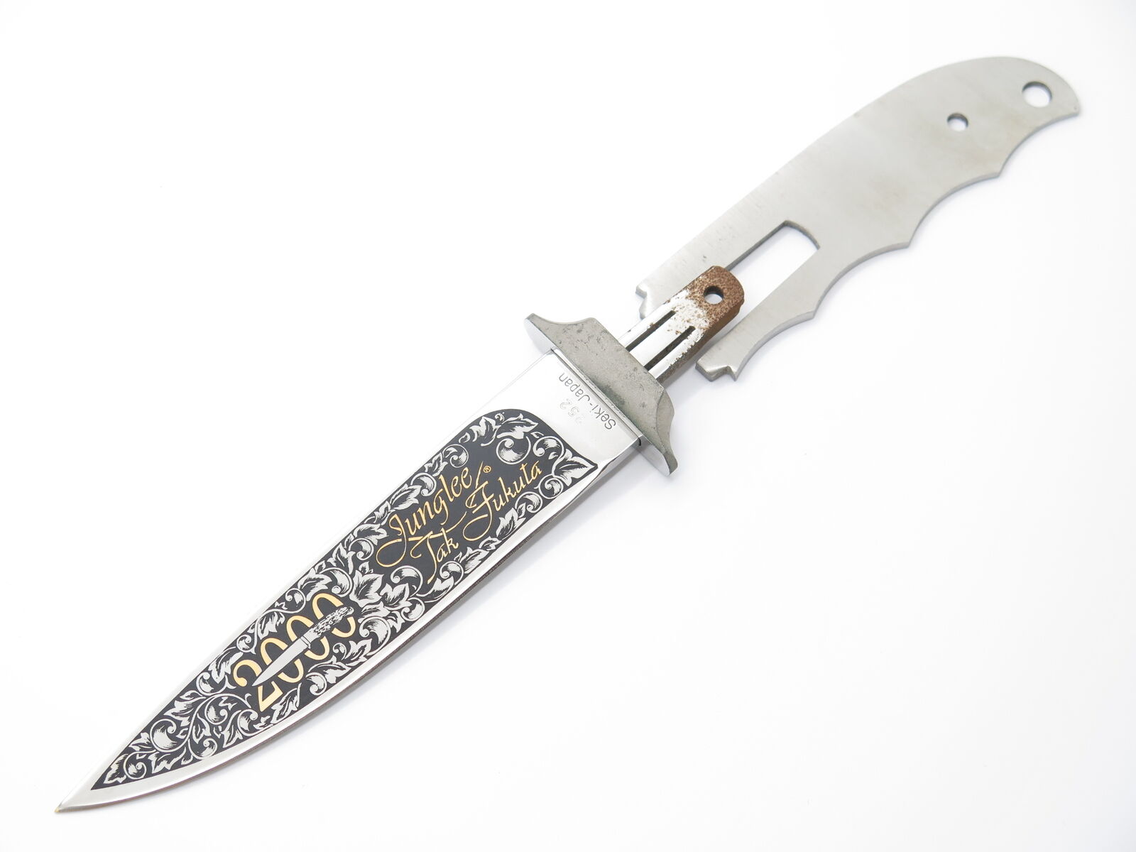 Vtg Junglee 2000 ATS-34 Seki Japan Tak Fukuta Fixed Knife Making Blade Blank