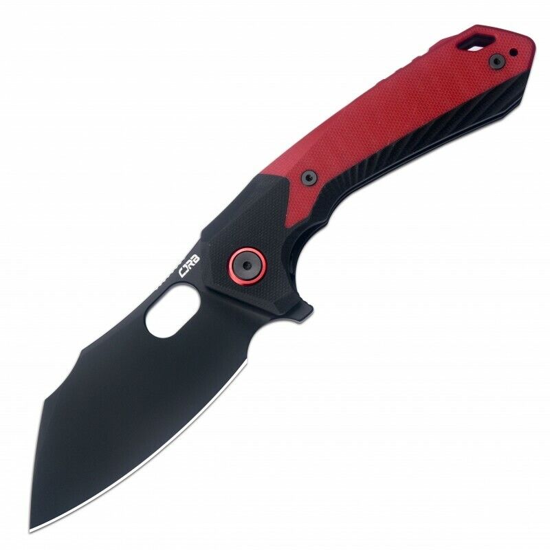 Artisan Cutlery CJRB Caldera Folding Knife Red/Black G10 Handle ARRPM9 J1923-BRE