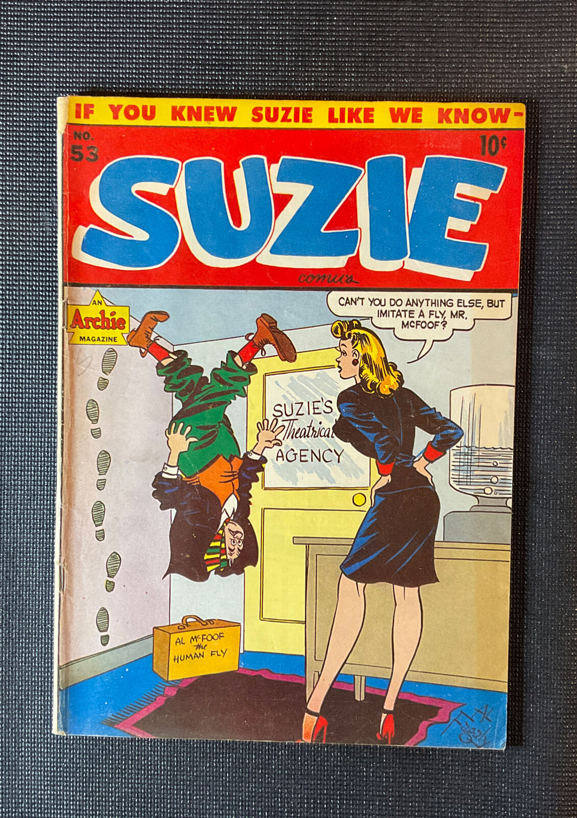 Suzie Comics #53 VG/FN 1945 Golden Age Good Girl Art Vintage Archie Comics RARE
