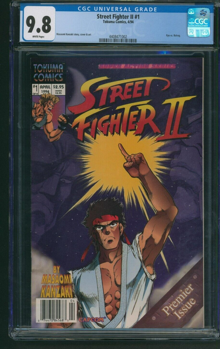 Street Fighter II #1 CGC 9.8 Tokuma Comics 1994