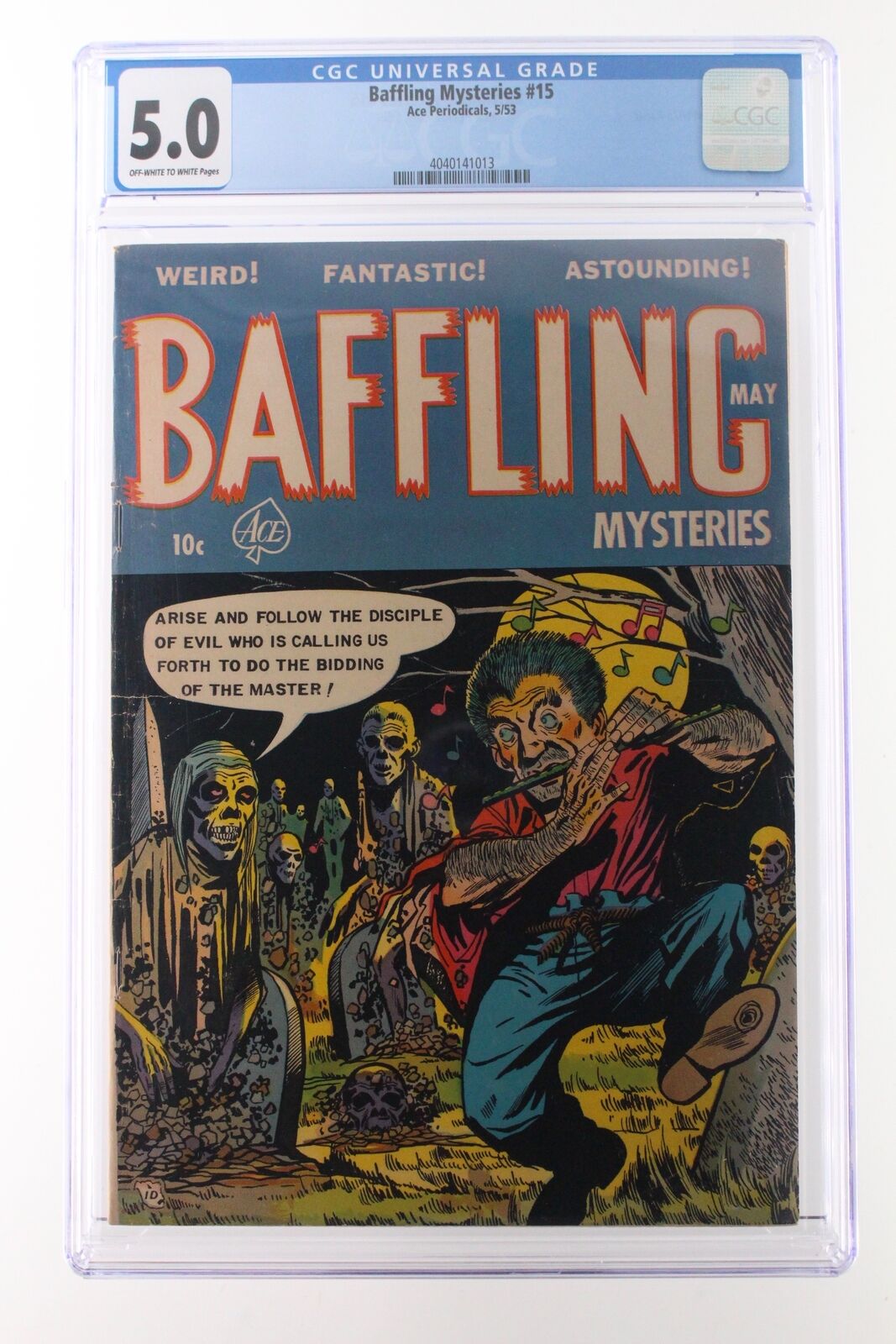 Baffling Mysteries #15 - Ace Periodicals 1953 CGC 5.0 