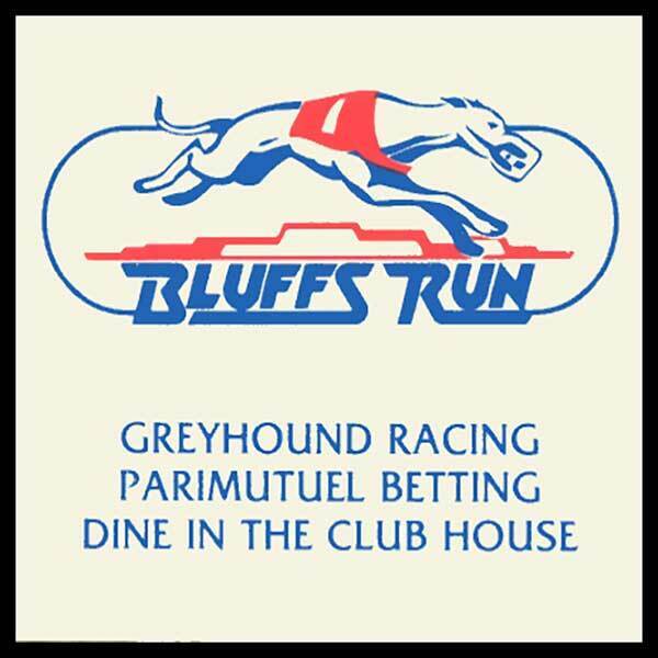 Fridge Magnet - Bluffs Run Greyhound Racing Council Bluffs Iowa