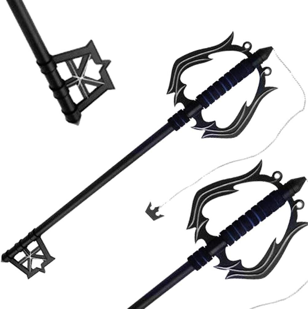 Fantasy Black Metal Oblivion Key blade Metal Replica Sword