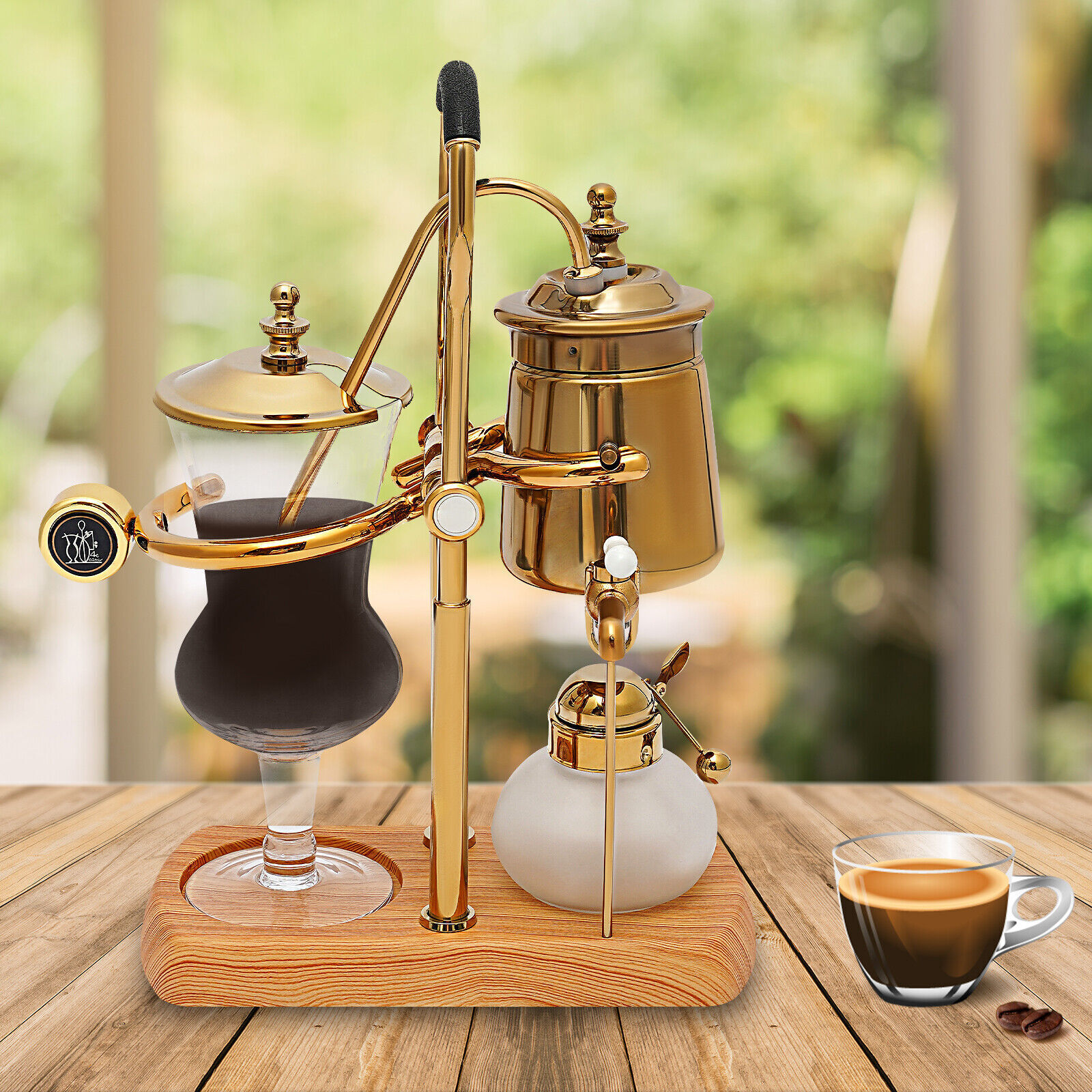 Nispira Belgian Belgium Luxury Royal Family Balance Syphon Siphon Coffee Maker