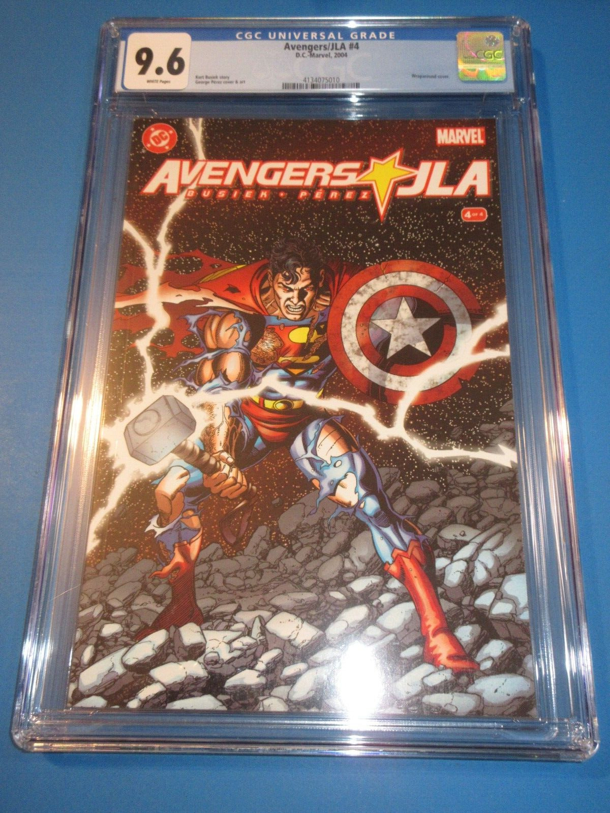 Avengers JLA #4 Key Iconic Cover CGC 9.6 NM+ Gorgeous Gem wow