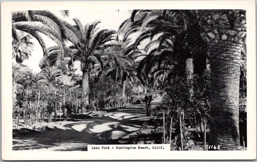 c1940s Huntington Beach, California RPPC Photo Postcard \