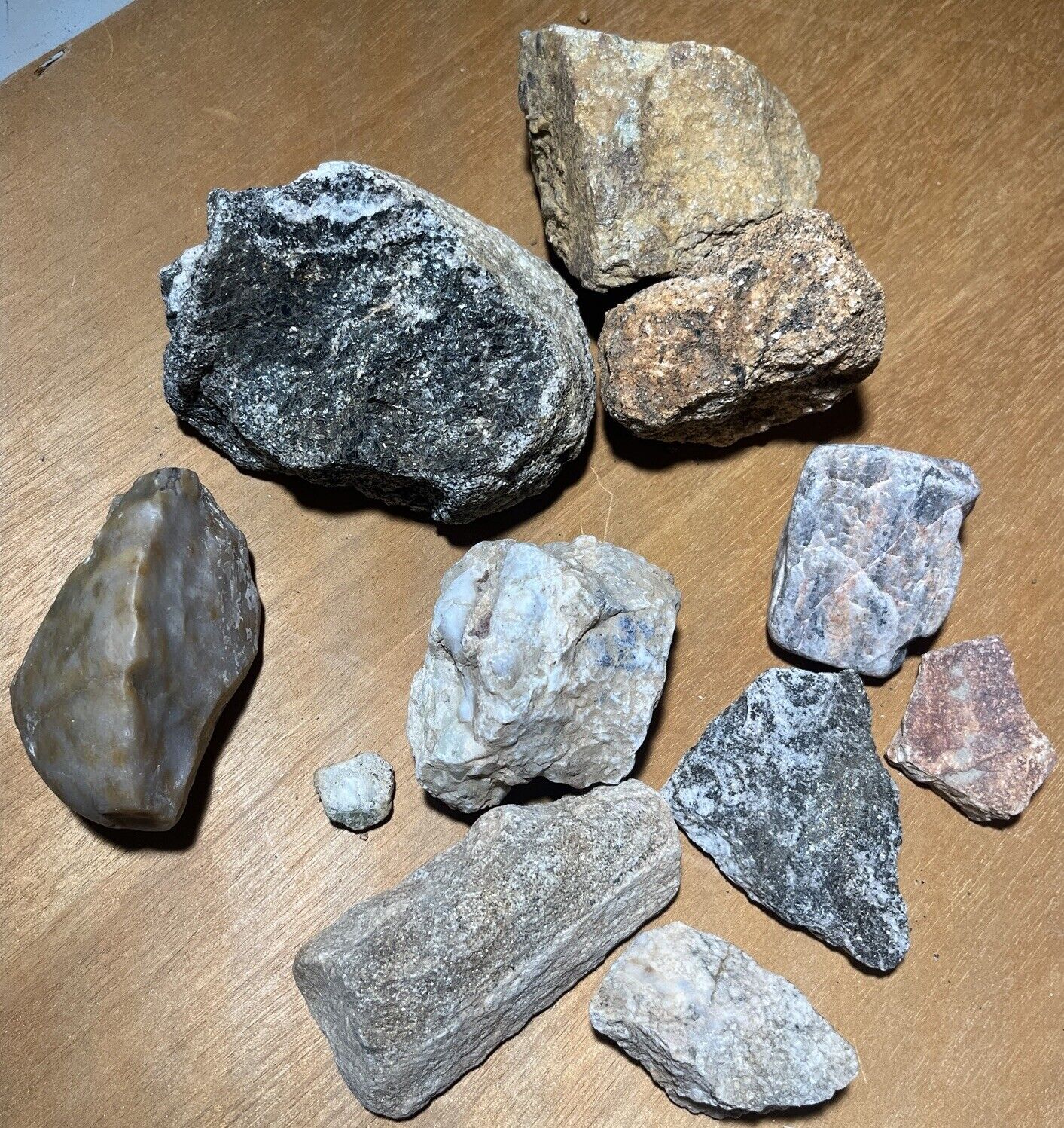 4 Lbs Of Mineralized Rock Specimens San Gorgonio,San Jacinto Mtns Possibly PMs