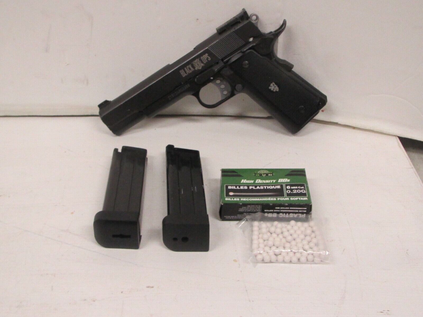 Bear River Airsoft 1911 CO2-Powered Blowback Pistol Black Ops  #3502