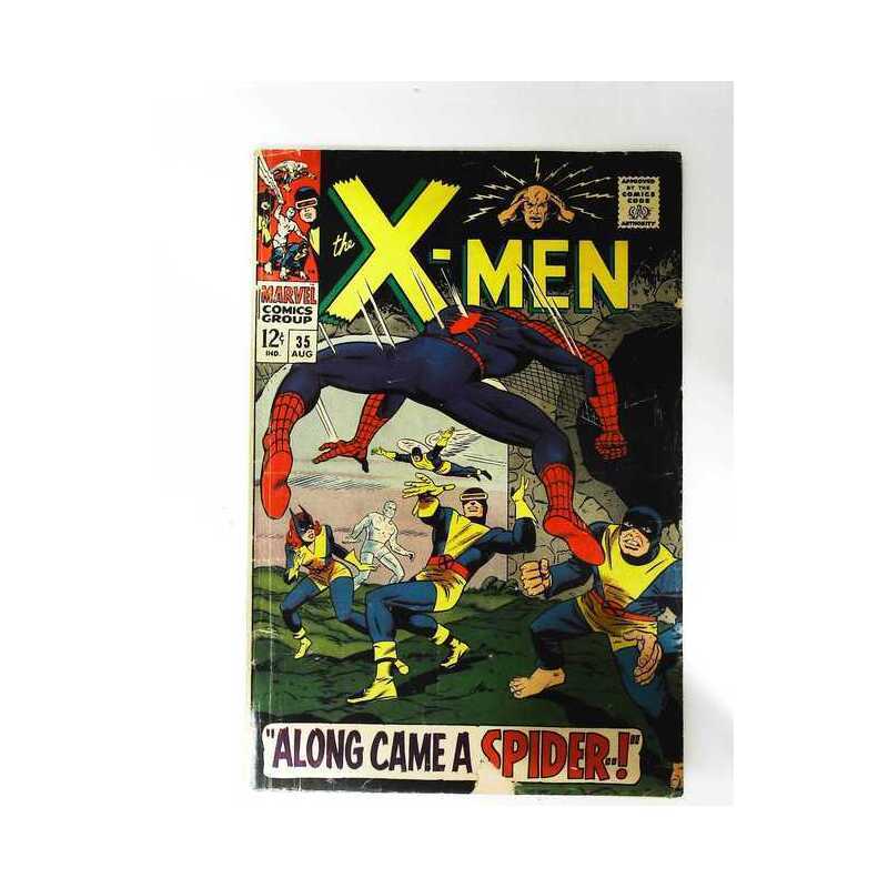 X-Men (1963 series) #35 in Fine minus condition. Marvel comics [m,