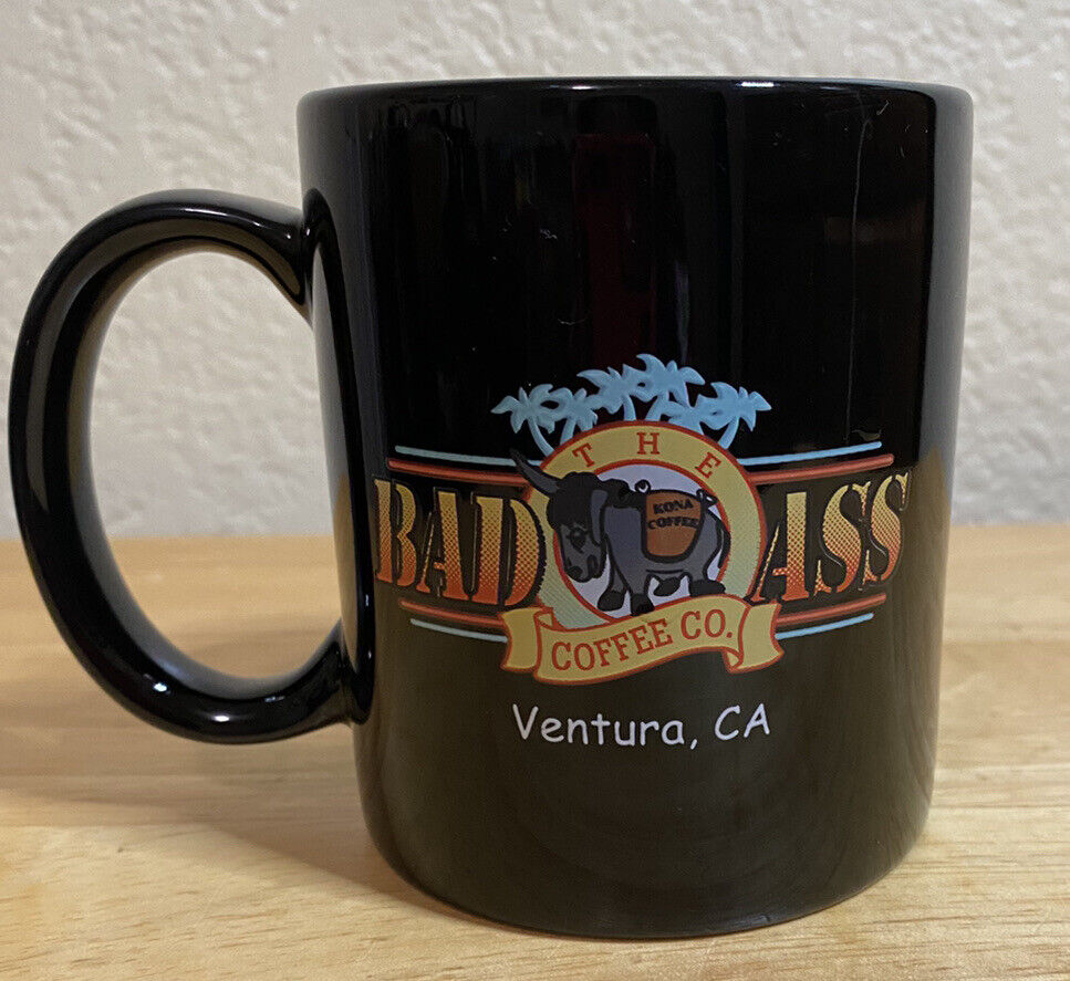 THE BAD ASS COFFEE COMPANY - Black Mug Cup - Tree Designs