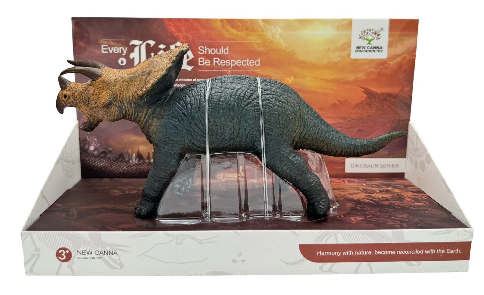 Triceratops Figure 9” Soft Dinosaur