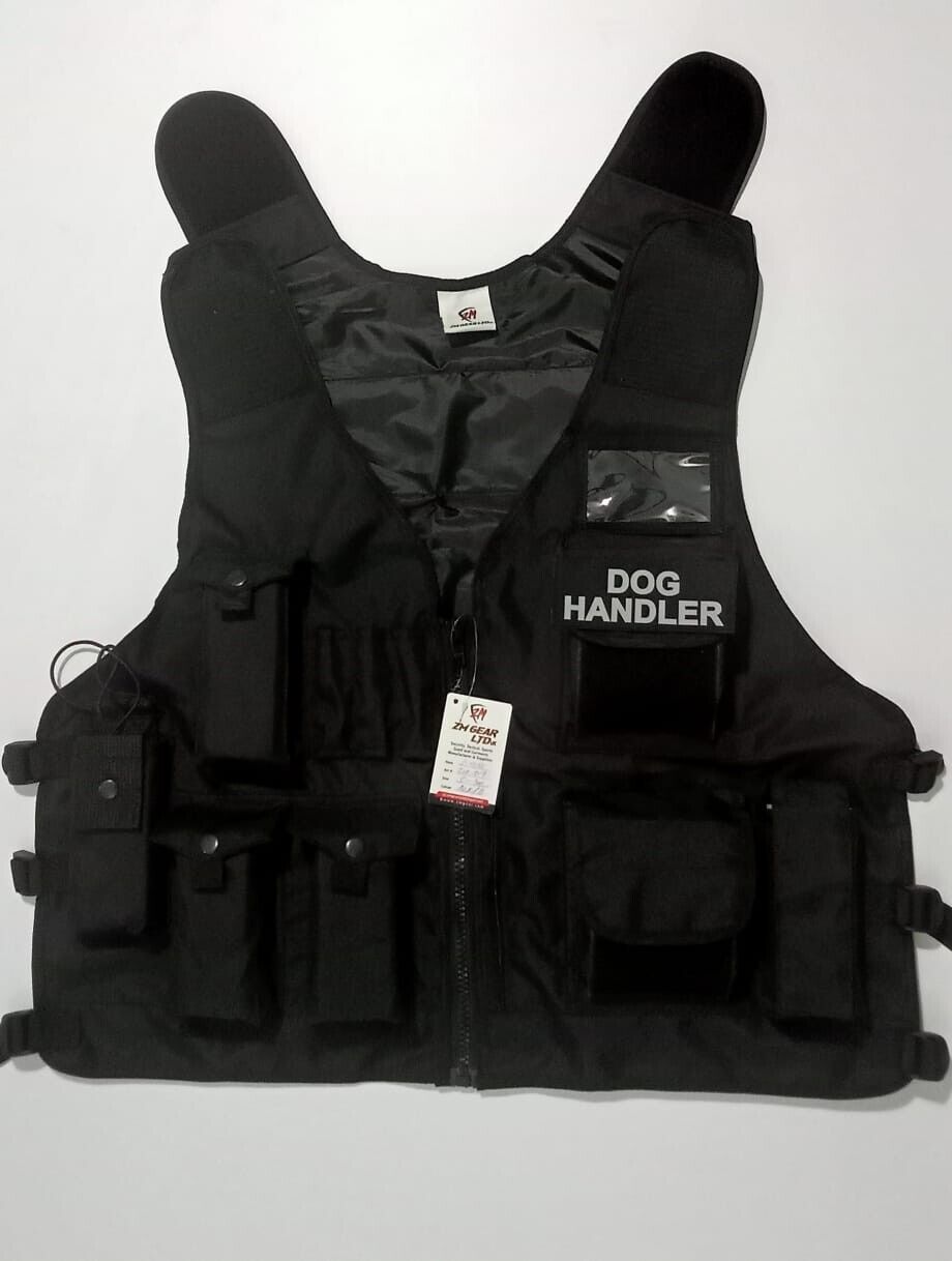 New Tactical Security Dog Handler Vest Enforcement CCTV Tac High Quality jacket