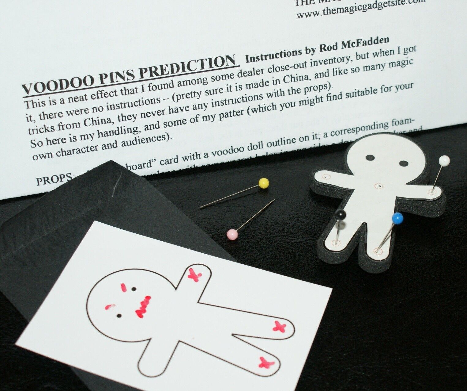 Voodoo Pins Prediction -- fun mental magic, plus bonus TMGS routine     -- TMGS
