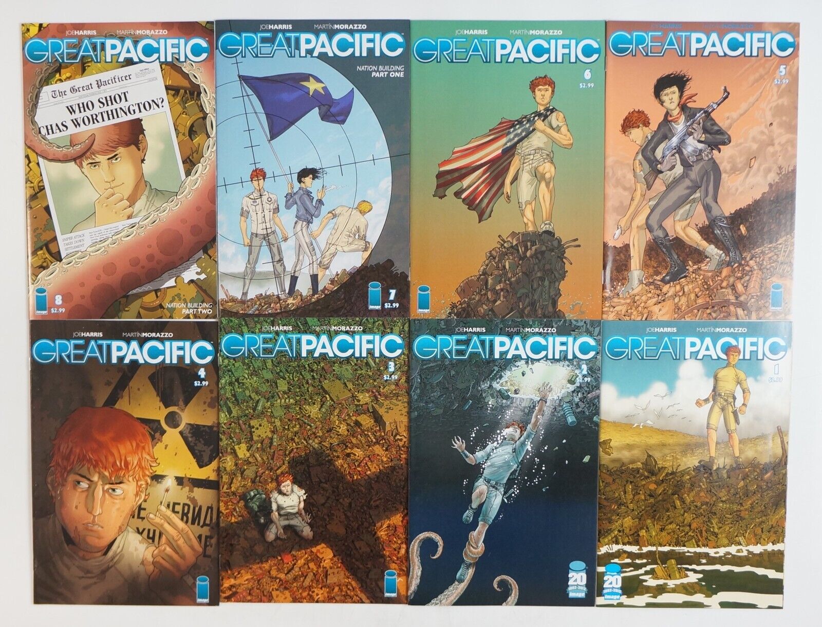 Great Pacific #1-18 VF/NM complete series - Image Comics environmental thriller