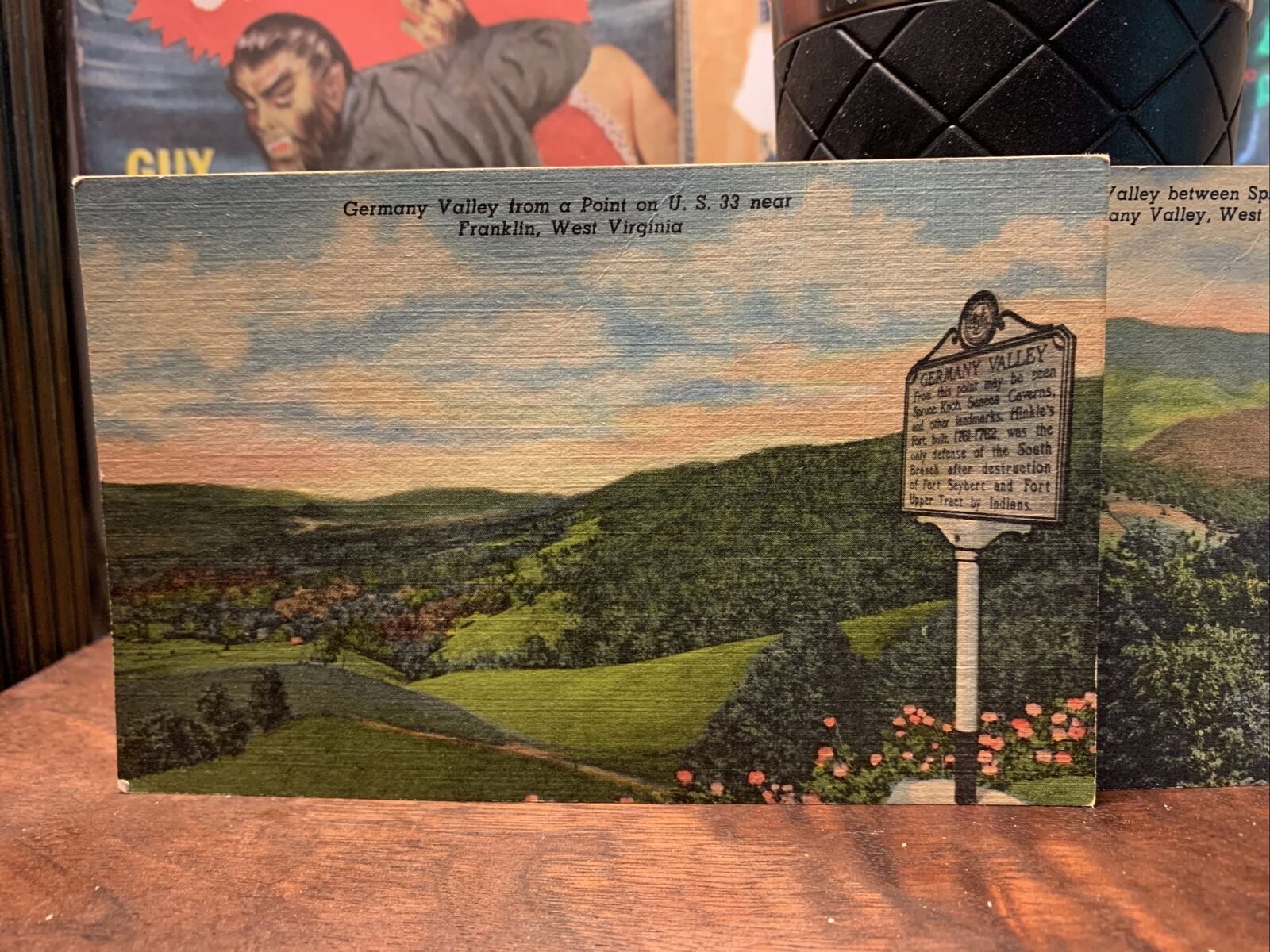 Two Vintage Postcards Of Germany Valley West Virginia 1970’s Perhaps Older