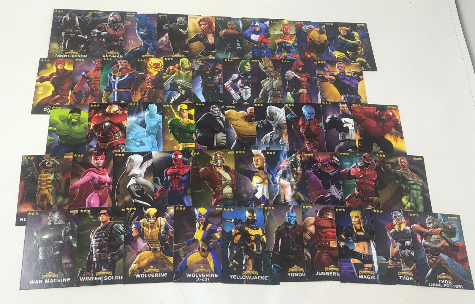 Marvel Arcade Cards: All 50x Common (Non-Foil, Series 2) Contest of Champions