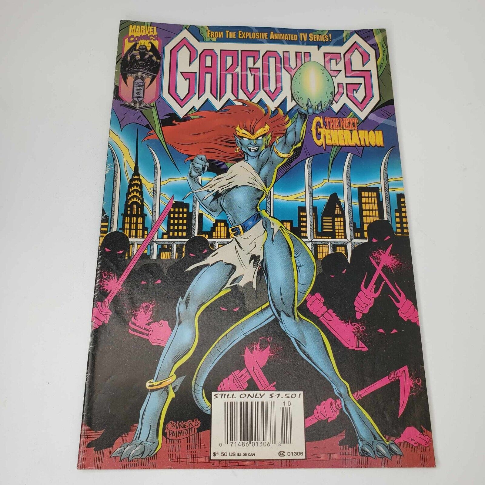 Gargoyles 9 NEWSSTAND Marvel Comic Book 1995