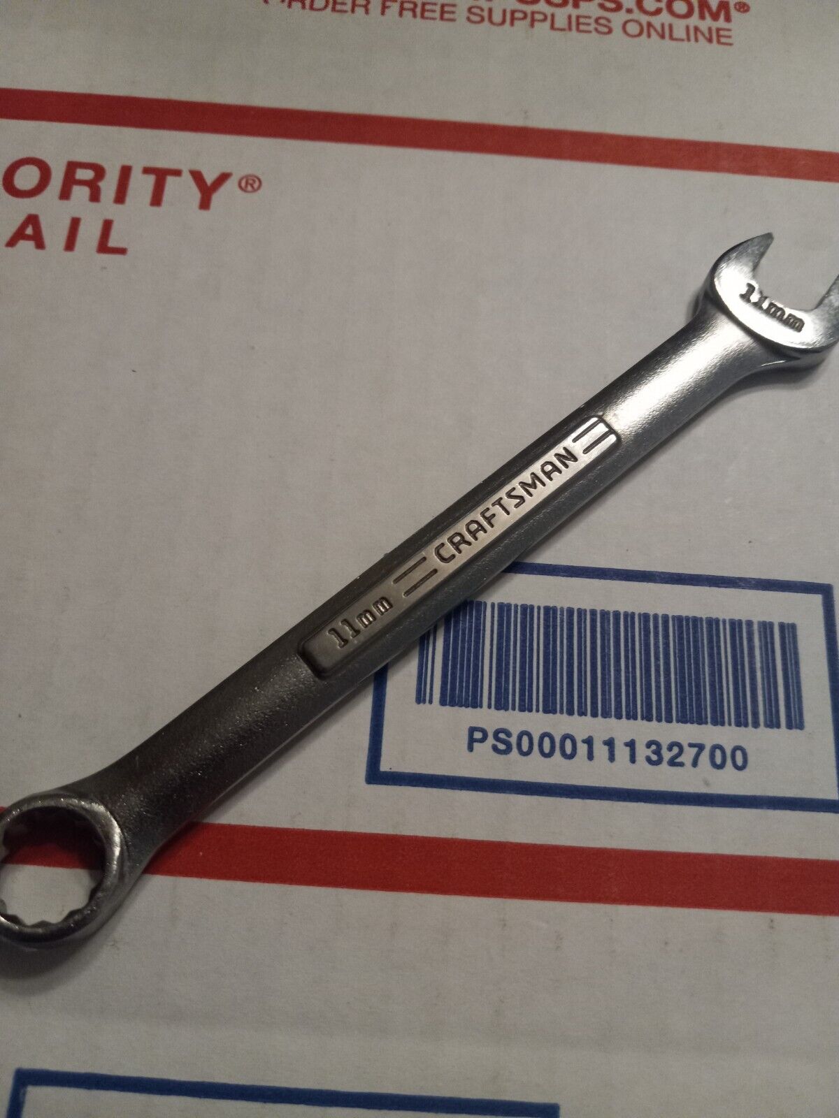 Vintage Craftsman No.-VA- 42915 = 11mm 12 Point Combination Wrench Made in USA
