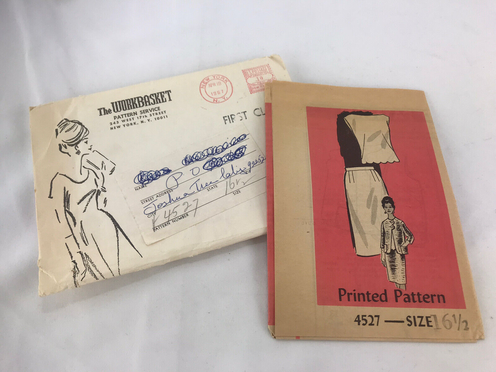 The Workbasket Vintage Sewing Pattern Womens Blouse Skirt Blazer #4527