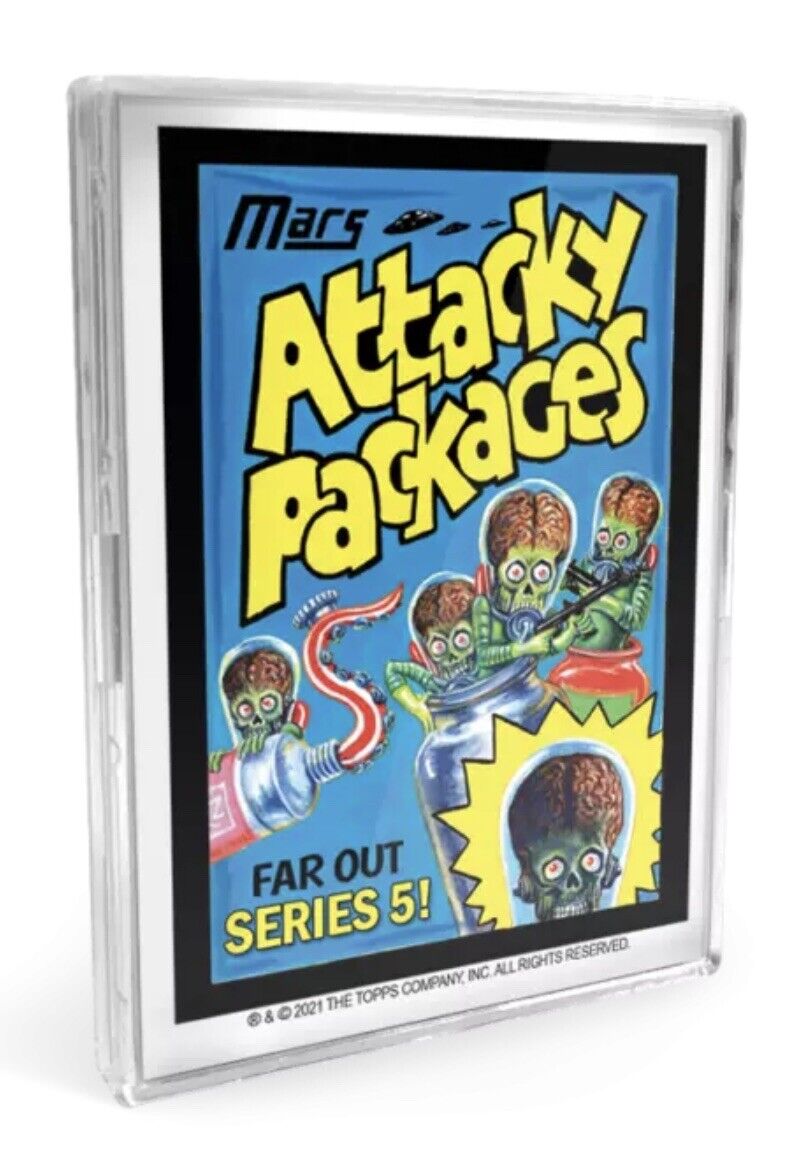 2022 Topps WACKY PACKAGES Mars Attack 5 Attacky COMPLETE BASE SET 10/10 IN STOCK