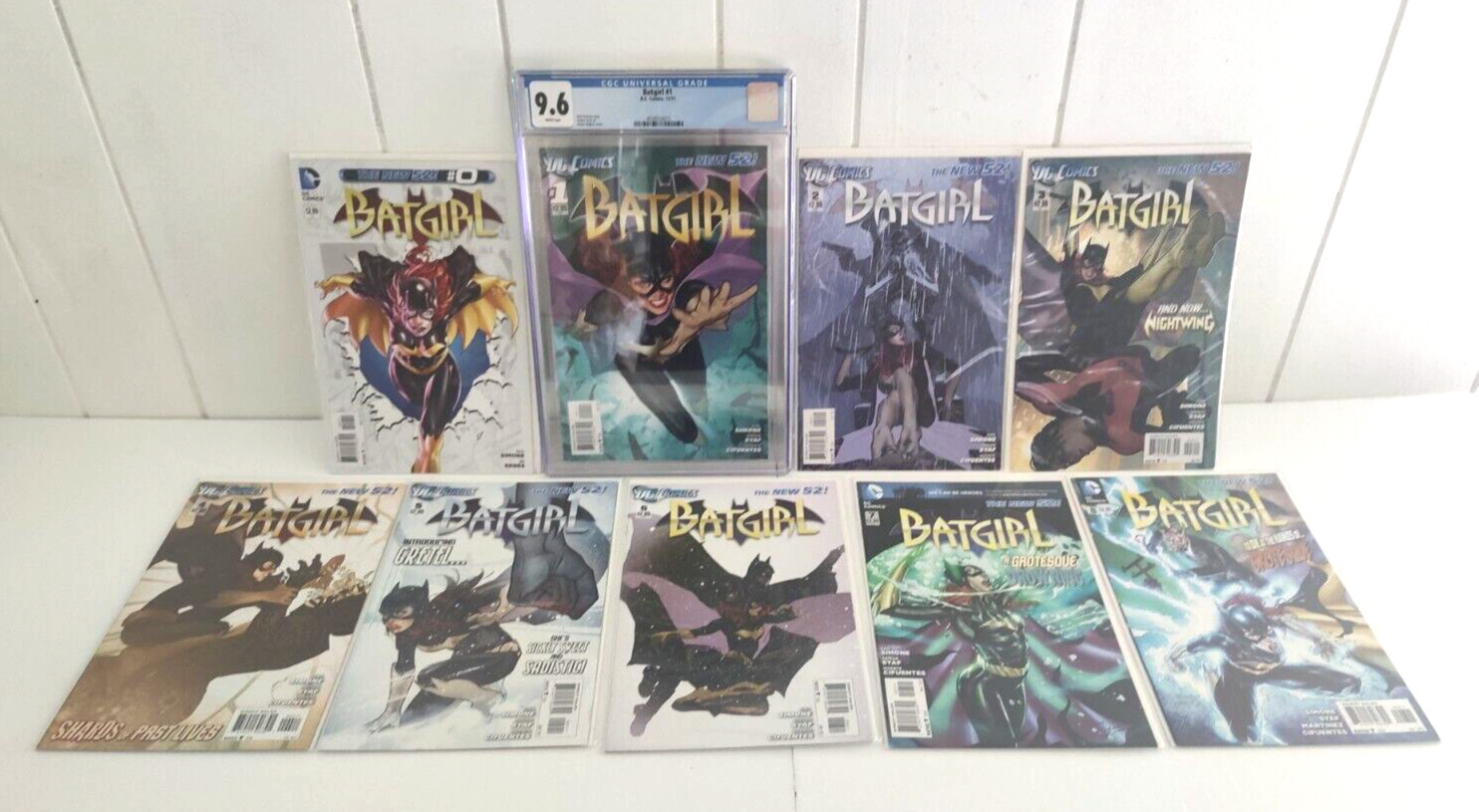 Batgirl New 52 (0-8) & #1 CGC Graded Key Comic Book Lot